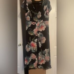 Adrianna Papell Floral Jumpsuit